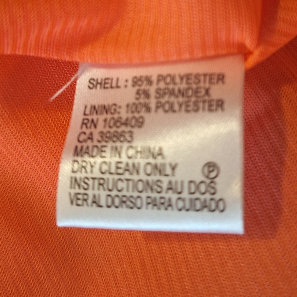 Tahari polka dot pleated fit and flare dress sz 8 *M - Picture 5 of 5